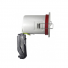 Spot GU10 BBC orientable Rond Blanc avec douille automatique Ø100 mm Miidex Lighting