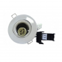 Spot GU10 BBC rond blanc avec douille automatique Ø100 mm MIIDEX LIGHTING