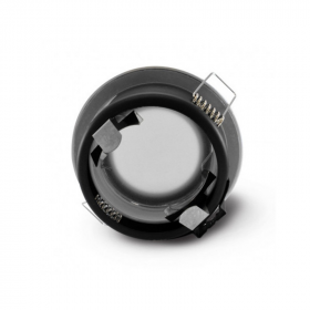 Support de spot LED BBC rond blanc étanche IP65 82mm