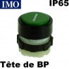 Bouton poussoir Marche - VERT - symbole I - étanche IP65 IMO