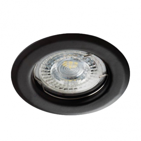Spot encastrable pour ampoule GU10 - coloris noir, Accessoires pour  ampoules