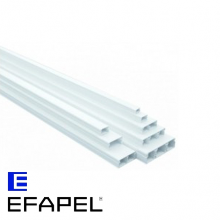 Moulure PVC blanche 50X20 EFAPEL EFAPEL