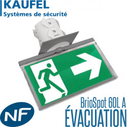 Bloc Encastré Kaufel BrioSpot 60L A - Évacuation IP43 - Kaufel 100111K  Kaufel