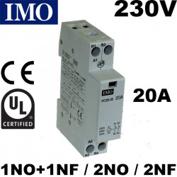 Contacteur modulaire 20A pour tableau électrique - IMO