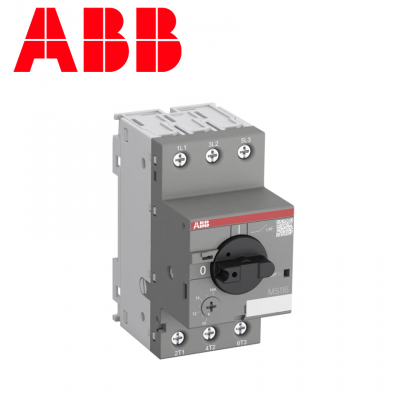 Disjoncteur magnéto thermique pour moteur triphasé MS116 ABB