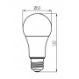 Ampoule LED E27 IQ-LED A60 9.6W 1060lm équivalent 75W 2700K blanc chaud 15,000h Kanlux