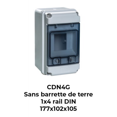 Coffret Electrique Etanche Exterieur IP65, 8 Modules, ABS de Surface en  Plastique, Boite de Boitier Etanche Electrique Exterieur, Armoire de  Contrôle, Boitier de Jonction