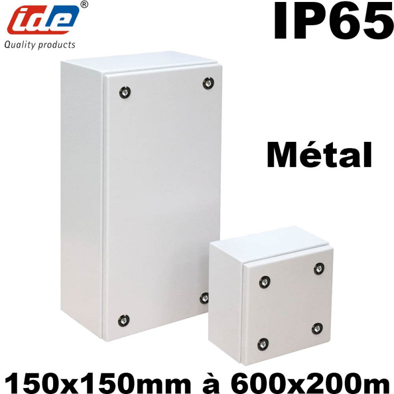 Boitier métallique étanche TECNO - IP65 type boite à bornes IDE