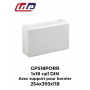 Coffret de distribution GOLD IP40 1x18 en saillie porte opaque IDE