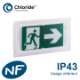 BAES d'ambiance RIVA 400lm IP ST+ IP43 ou IP65 CHLORIDE