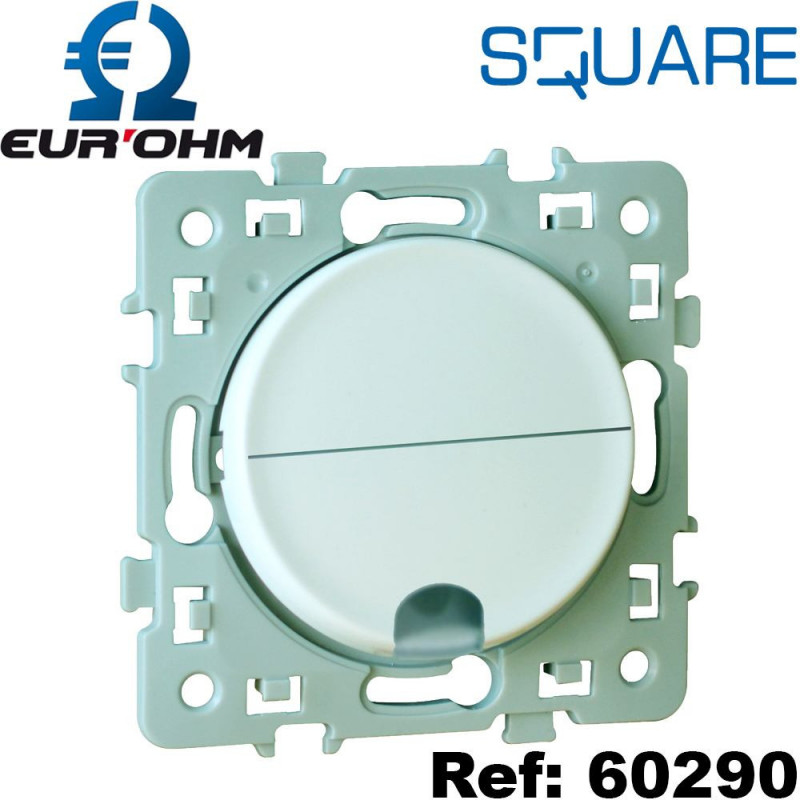 Sortie de câble 16/20A Blanc SQUARE Eurohm Eur'Ohm Sortie de câble 16/20A Blanc SQUARE Eurohm Eur'Ohm