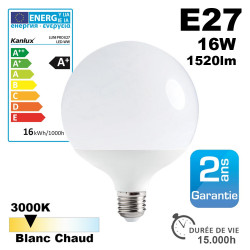 Ampoule LED E27 16W 3000K 1520lm 15,000h equ. 100w Kanlux Ampoule LED E27 16W 3000K 1520lm 15,000h equ. 100w Kanlux