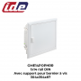 Coffret GOLD METAL encastrable porte métallique IP40 1x14 modules+barre de terre IDE