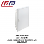 Coffret GOLD METAL encastrable porte métallique IP40 2x14 modules+barre de terre IDE