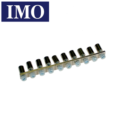 Barrette de jonction pour bloc ER 10mm² - 10 pôles IMO