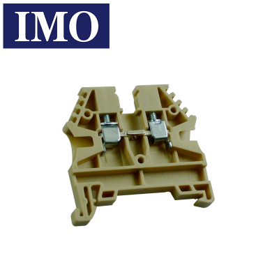 Borne ER 2,5mm² à vis à clipser sur rail DIN IMO