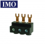 Bornier 3 phases en ligne pour disjoncteur moteur IMO C4/32... IMO
