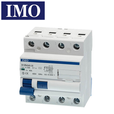 Interrupteur différentiel triphasé 10kA - 30mA - Type AC - 25A à 63A IMO