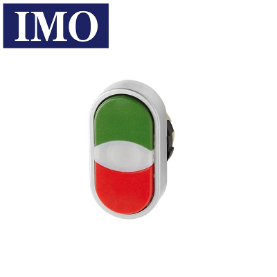 Bouton poussoir à impulsion doucle marche/arrêt - étanche IP65 IMO