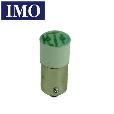 Ampoule LED verte 24V pour support de lampe B3F IMO