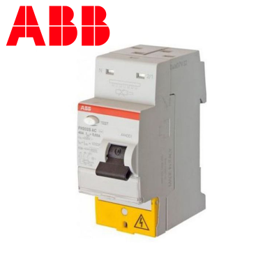 Interrupteur différentiel bipolaire - 30mA - Type AC - 25A à 63A ABB