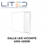Dalle LED Vicomte Opale 40W 4000K + driver ON/OFF LITED