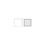 Panneau LED VICOMTE encastrable 20/40W 2000-4000lm IP20 avec driver LITED