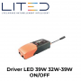 Driver LED 39W 32W-39W ON/OFF LITED