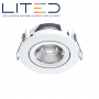 Spot LED KARDAN encastrable 6W 580lm 3000K avec driver LITED