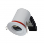 Spot GU10 BBC Rond Blanc avec douille automatique Ø88 mm Miidex Lighting