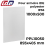 Plaque de montage polyester pour armoire étanche IP55 IDE