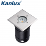 Spot extérieur carré encastrable au sol en acier inoxydable étanche IP67 KANLUX