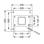 Poteau de support pour armoire ou coffret électrique IDE