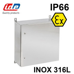 Coffret ATEX Inox 316 avec plaque de montage IDE
