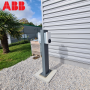 Borne de recharge véhicule électrique IRVE monophasée (7kW) ou triphasée (22 kW) - Terra AC Wallbox RFID ABB