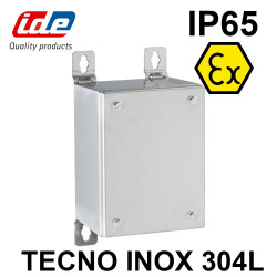 Boîtier TECNO ATEX inox AISI 304L sans plaque de montage IDE