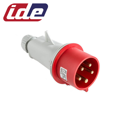Prise mâle 3P+N+T 32A étanche IP44 ou IP67 IDE