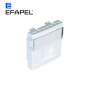 Module 1 sortie pour connecteur RJ45 pour goulotte EFAPEL