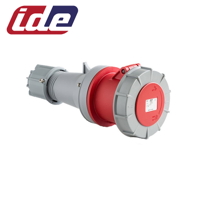 Prise femelle 3P+N+T 63A étanche IP67 avec ou sans fil pilote IDE