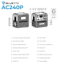 AC240P Station d'énergie portable 2400 W / 1843 Wh BLUETTI