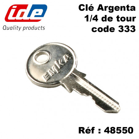 Clé supplémentaire code 333 pour coffret ou armoire électrique IDE