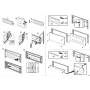 Kit rail DIN et support de fixation 24 modules pour coffret Atlantic Plus IDE
