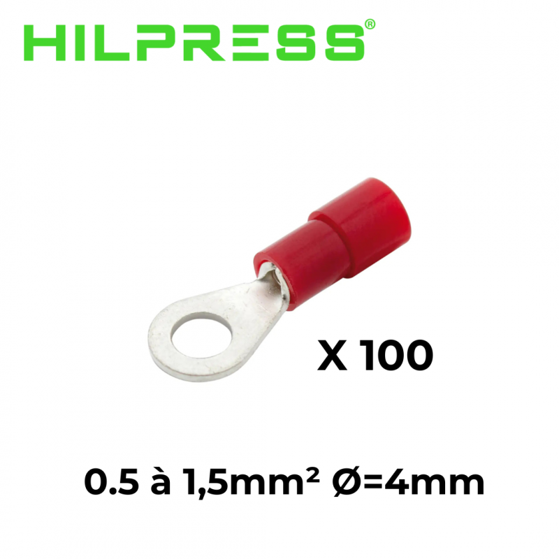 Cosse Ronde Cosse isolée à plage ronde en polyamide HILPRESS