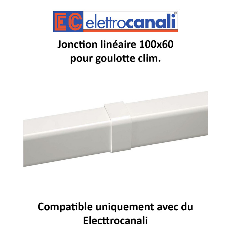 Jonction linéaire pour goulotte clim. dim. 100x60