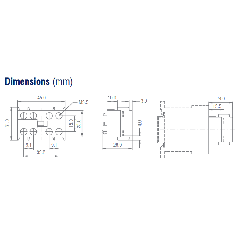 TeSys GV - contact auxiliaire - 1F 1O (défaut) - Schneider - GVAD0110 TeSys GV - contact auxiliaire - 1F 1O (défaut) - Schneider - GVAD0110