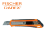 Cutter professionnel lame 18mm et recharge lames 18mm FISCHER DAREX