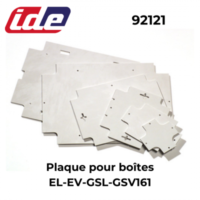 Plaque de montage polyester pour boîtier LIGHT IDE