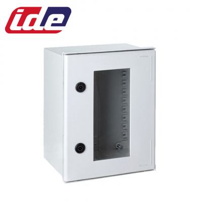 Coffret polyester avec porte transparente IDE étanche IP66 IDE