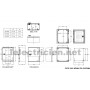Coffret polyester avec porte transparente IDE étanche IP66 IDE