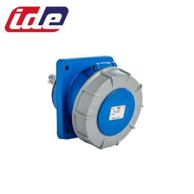 Prise femelle CEE 2P+T 63A avec ou sans fil pilote à encastrer sur coffret IDE